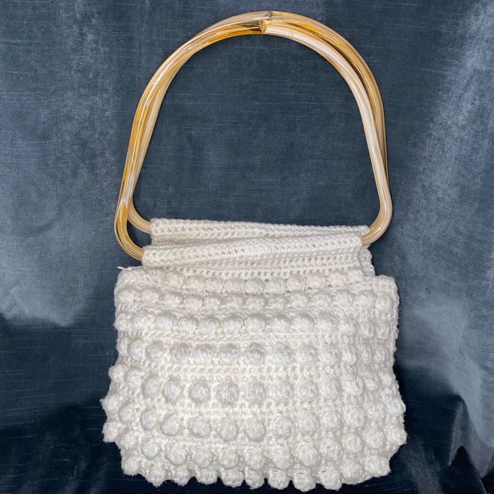 Square Knitted Bubble Bag